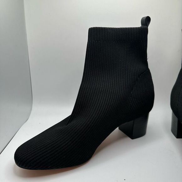 CUSHIONAIRE Women's Neely Stretch bootie +Memory Foam 10 WIDE BLACK - Picture 7 of 7